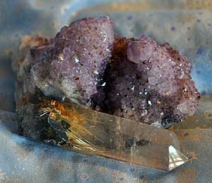 Amethyst and Quartz Crystals