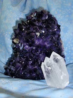 Amethyst and Quartz Crystals