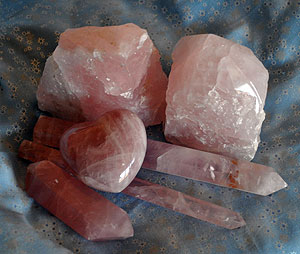 Rose Quartz Crystals